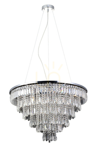 Lampa Wisząca Azzardo KALABRIA XL PENDANT Chrom small 0