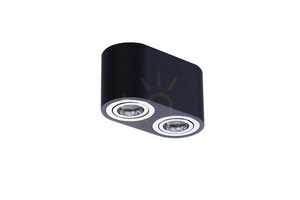 Downlight Azzardo BRANT 2 Czarny small 1