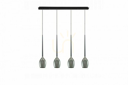 Sprawdź Lampa Wisząca Azzardo IZZA 4 Przydymiony