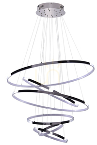 Lampa Wisząca Azzardo WHEEL 6 LONG DIMM Chrom small 2