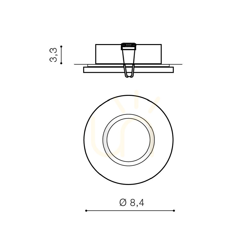 Obejrzyj Downlight Azzardo IKA R IP65 Czarny Downlight Azzardo IKA R IP65 Czarny