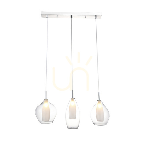 Sprawdź Lampa Wisząca Azzardo AMBER MILANO 3 Transparentny