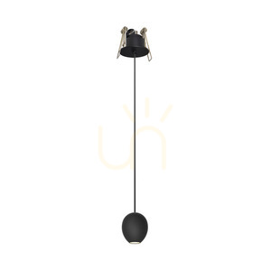Lampa Wisząca Azzardo OVUM 1 SPOT Czarny small 0
