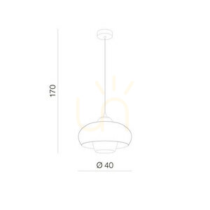 Lampa Wisząca Azzardo VALTEN 43 Chrom small 2