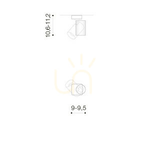 Downlight Azzardo EXO 1 Czarny small 2