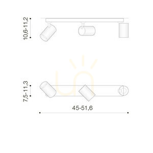Downlight Azzardo EXO 3 Czarny small 2