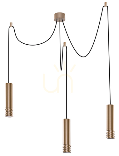Sprawdź Lampa Wisząca Azzardo LOCUS L 3 Złoty