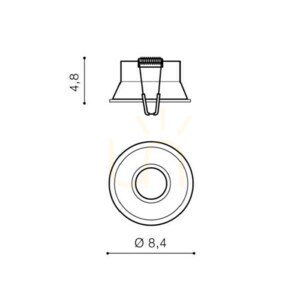 Downlight Azzardo ITAKA Biały 2 Downlight Azzardo ITAKA Biały small 2