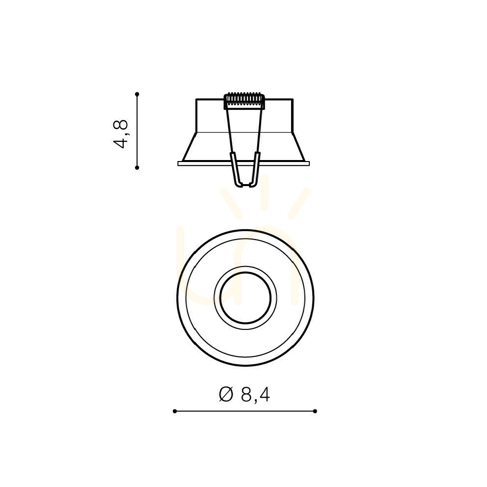 Obejrzyj Downlight Azzardo ITAKA Biały Downlight Azzardo ITAKA Biały