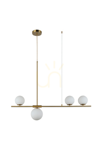 Lampa Wisząca Azzardo SANTANDER Złoty small 2