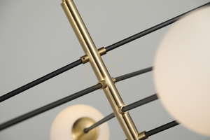 Lampa Wisząca Azzardo OVIEDO 8 Złoty small 1