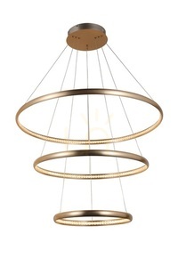 Lampa Wisząca Azzardo BRIGHTON 3 Złoty small 1