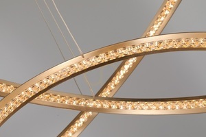 Lampa Wisząca Azzardo BRIGHTON 3 Złoty small 2