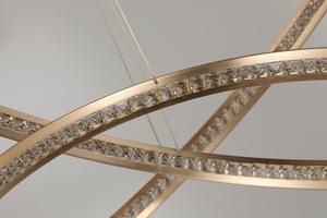 Lampa Wisząca Azzardo BRIGHTON 3 Złoty small 5