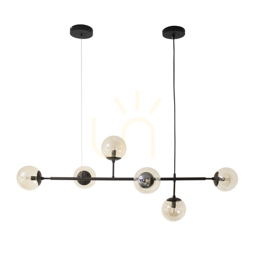 Sprawdź Lampa Wisząca Azzardo HELIOS 6 Czarny