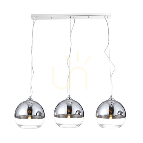 Sprawdź Lampa Wisząca Azzardo SILVER BALL 3 LINE Chrom