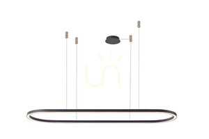 Lampa Wisząca Azzardo ELENA 120 DIMM Czarny small 1
