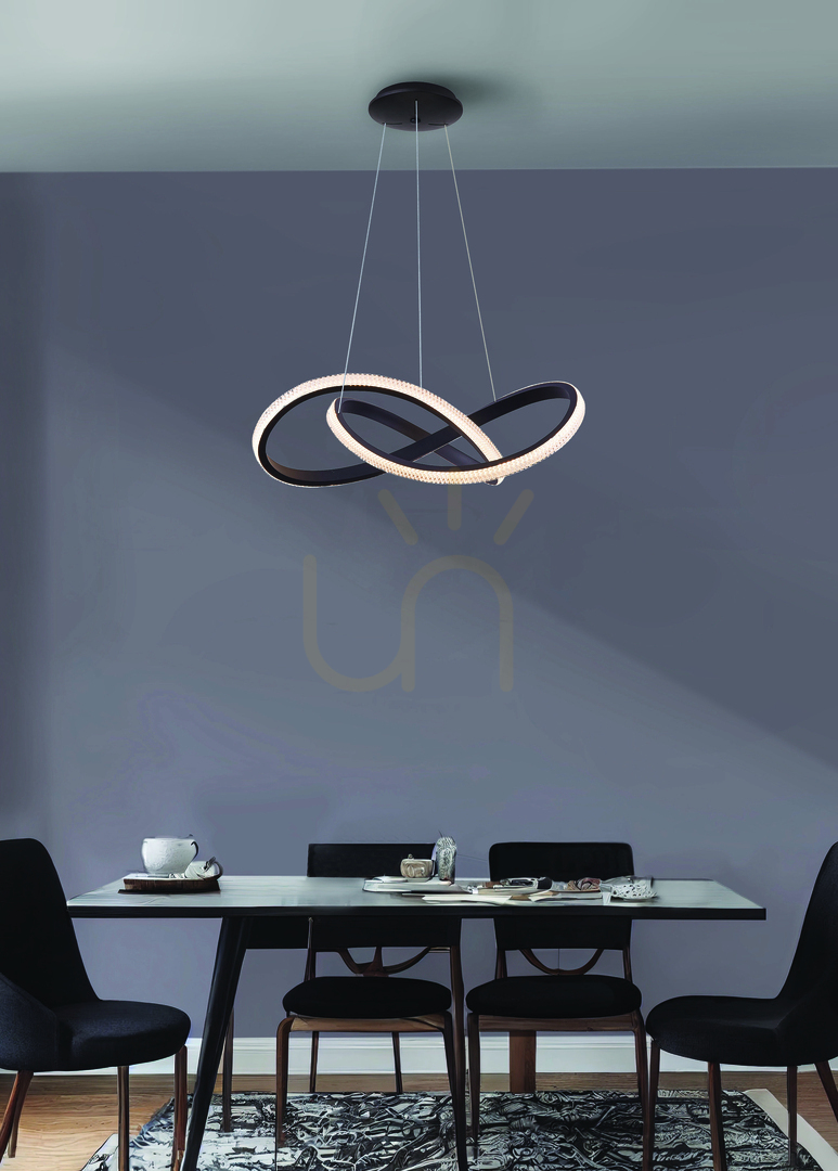 Sprawdź Lampa Wisząca Azzardo INFINITY 80 CCT + Pilot Czarny Lampa Wisząca Azzardo INFINITY 80 CCT + Pilot Czarny