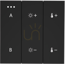 Sprawdź Azzardo SWITCH PANEL REMOTE CONTROL 2-GROUP BLUETOOTH Czarny