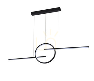 Lampa Wisząca Azzardo LAUREN 3-STEP DIMM Czarny small 1