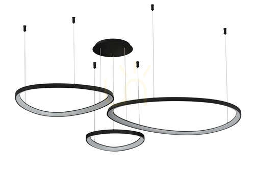 Sprawdź Lampa Wisząca Azzardo AMANDA 42+62+82 CCT SWITCH DIMM Czarny