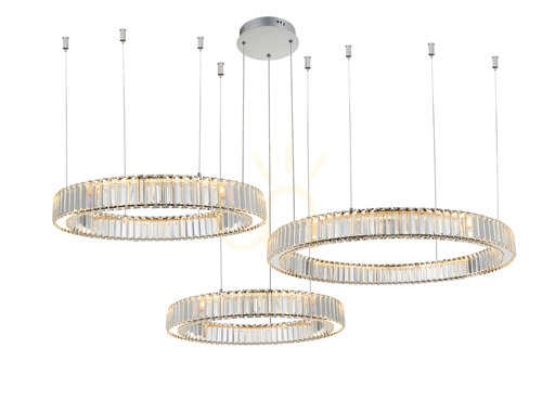 Sprawdź Lampa Wisząca Azzardo SPARK 40+60+80 DIMM Chrom