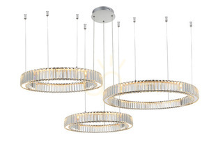 Lampa Wisząca Azzardo SPARK 40+60+80 DIMM Chrom small 0