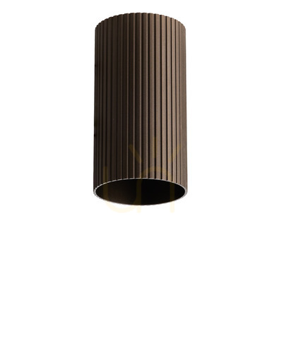 Sprawdź Klosz Azzardo LUCAS RIBBED TUBE 9 Brązowy