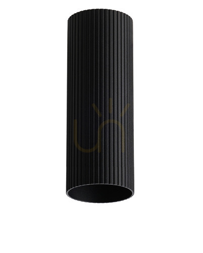 Sprawdź Klosz Azzardo LUCAS RIBBED TUBE 40 Czarny