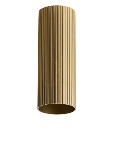 Sprawdź Klosz Azzardo LUCAS RIBBED TUBE 40 Złoty