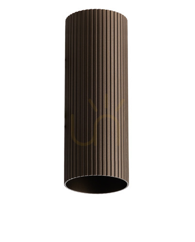Sprawdź Klosz Azzardo LUCAS RIBBED TUBE 40 Brązowy