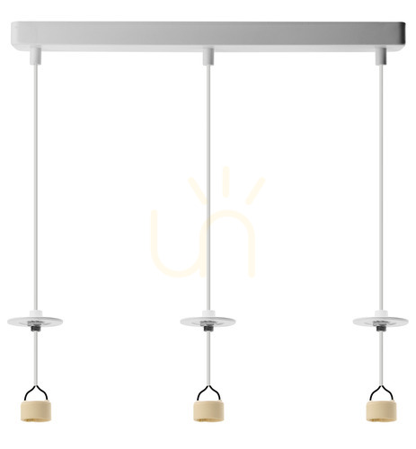 Sprawdź Lampa Wisząca Azzardo LUCAS BASE 3L GU10 Biały