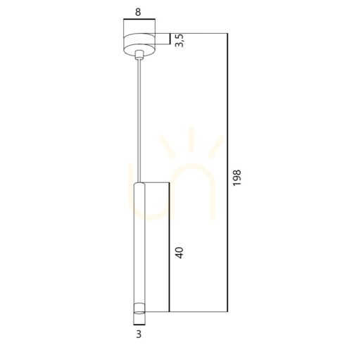 Sprawdź Lampa Wisząca Azzardo VERNO 1 40 3000K Czarny