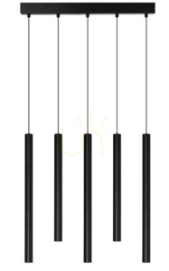 Lampa Wisząca Azzardo VERNO 5 3000K Czarny small 0