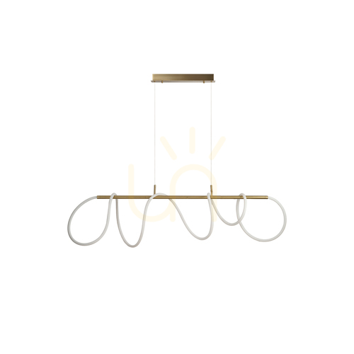 Sprawdź Lampa Wisząca Azzardo ZIGZAG Mosiądz