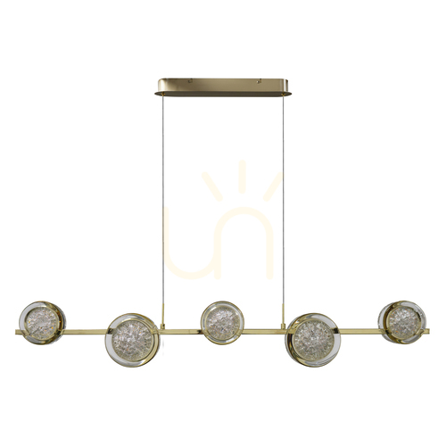 Sprawdź Lampa Wisząca Azzardo EUFORIA LINE 5 3-STEP DIMM Złoty