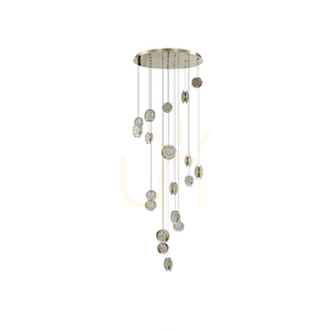 Lampa Wisząca Azzardo EUFORIA ROUND 19 3-STEP DIMM Złoty small 1