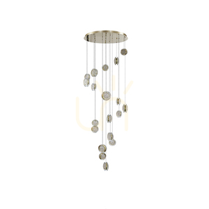 Lampa Wisząca Azzardo EUFORIA ROUND 19 3-STEP DIMM Złoty small 0