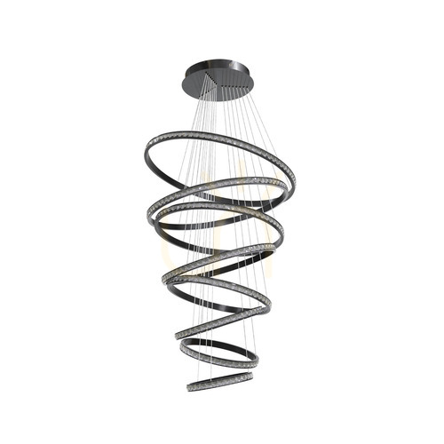 Sprawdź Lampa Wisząca Azzardo AZALEA SPIRAL 3-STEP DIMM Czarny
