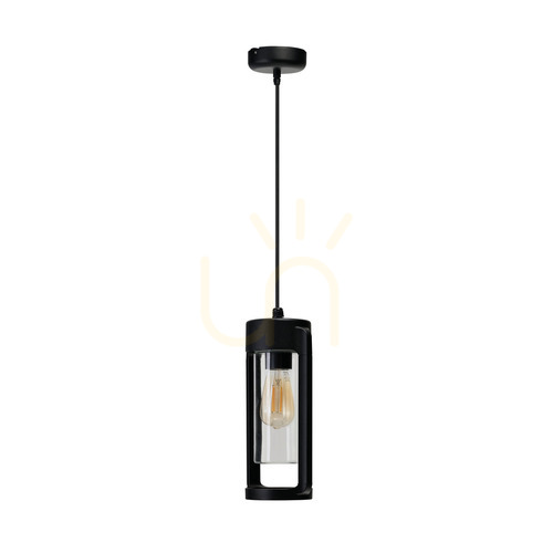 Sprawdź Lampa Wisząca Azzardo LANTERN E27 IP54 Czarny