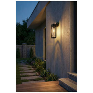 Kinkiet Azzardo LANTERN E27 IP54 Czarny small 1
