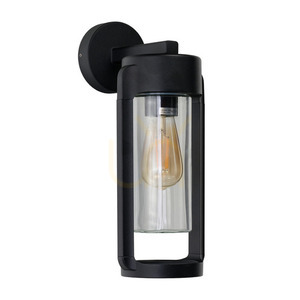 Kinkiet Azzardo LANTERN E27 IP54 Czarny small 0