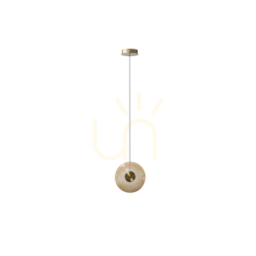 Sprawdź Lampa Wisząca Azzardo ANDORA L 1 Bursztynowy