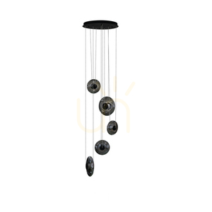 Lampa Wisząca Azzardo ANDORA 5 3-STEP DIMM Przydymiony small 0