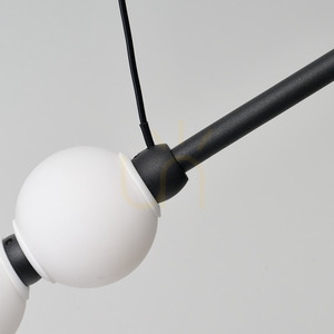 Lampa Wisząca Azzardo PERLA LINE 3-STEP DIMM Czarny small 1