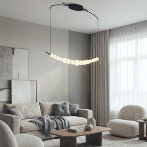 Lampa Wisząca Azzardo PERLA LINE 3-STEP DIMM Czarny small 2