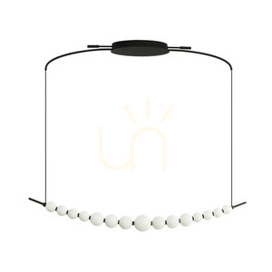 Lampa Wisząca Azzardo PERLA LINE 3-STEP DIMM Czarny small 0
