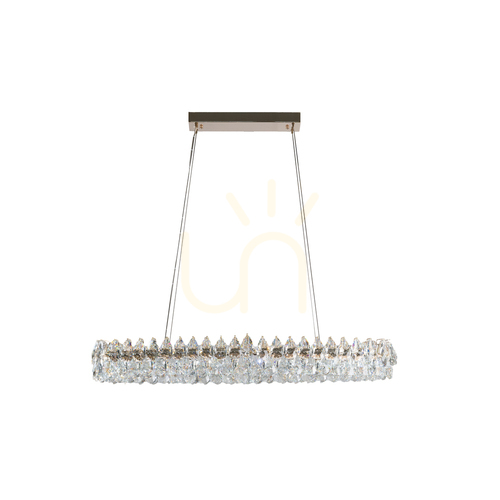 Sprawdź Lampa Wisząca Azzardo BARLETTA 120 OVAL 3-STEP DIMM Złoty