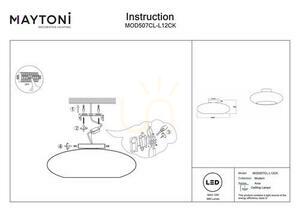 Plafon AROS MOD507CL-L12CK Maytoni small 5