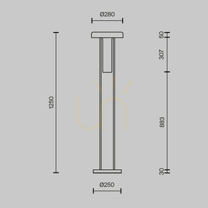 Lampa podłogowa Maytoni Ikebana czarna LED 24W dimmable MOD463FL-L24B3K small 8